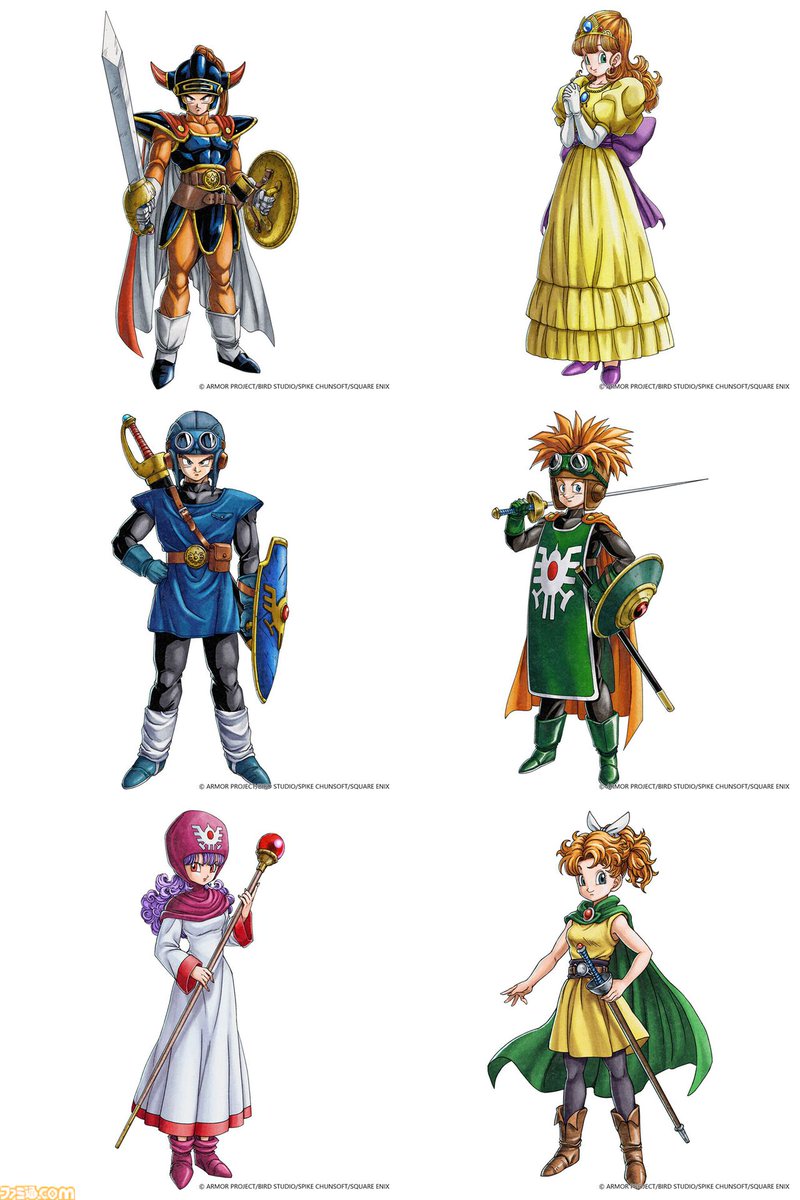 ローラ姫、サマルトリアの王子、ムーンブルクの王女の担当声優は