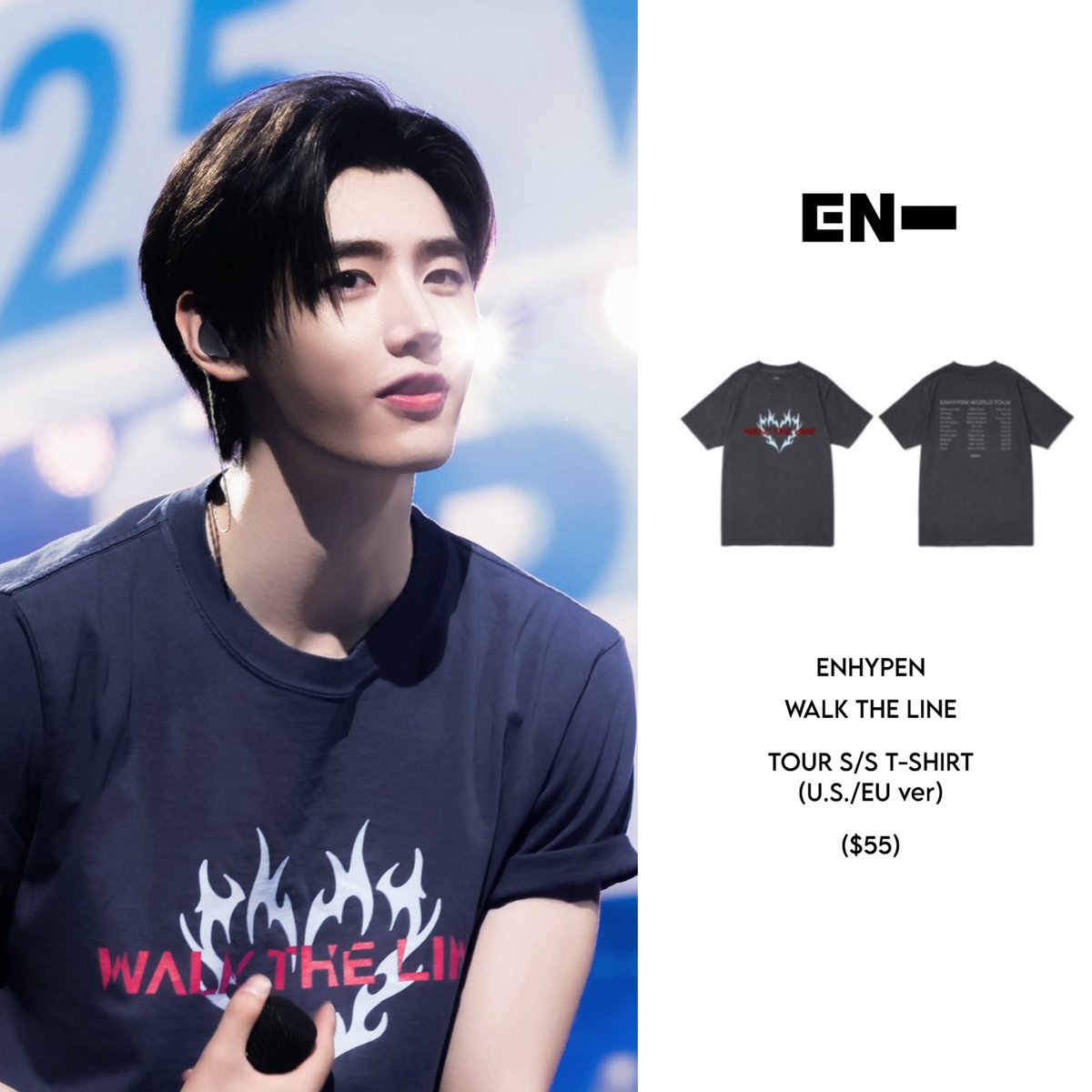 Sunghoon wearing for Walk The Line in New York encore & sendoff