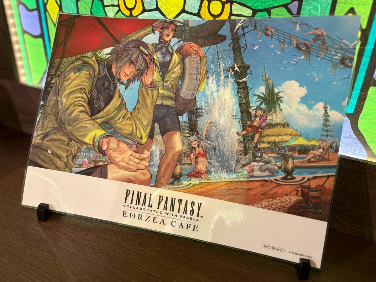 🏖️エオルゼアカフェ🏖️】 本日より紅蓮祭のランチョンマットを配布