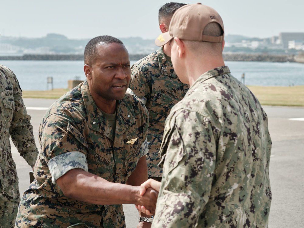 在日米軍副司令官ケルビン・ゴルマン准将は2025年8月7日、米海軍横須賀