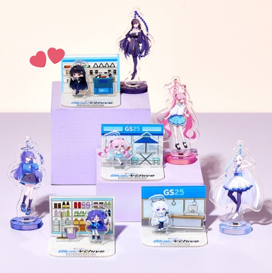 📢​ 💫💙GS25×ブルアカ💙💫 グッズ代行受付開始お知らせ🎉 ​韓国