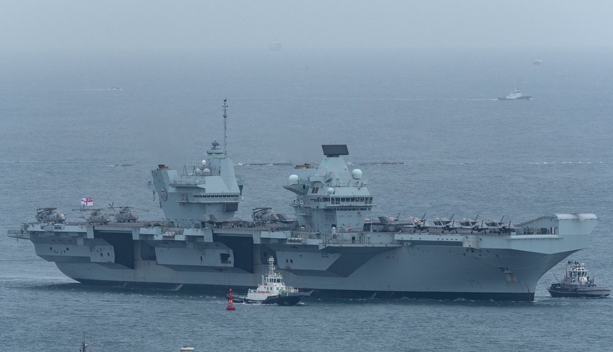 本日､🇬🇧イギリス海軍の空母｢プリンス•オブ•ウェールズ(HMS Prince of