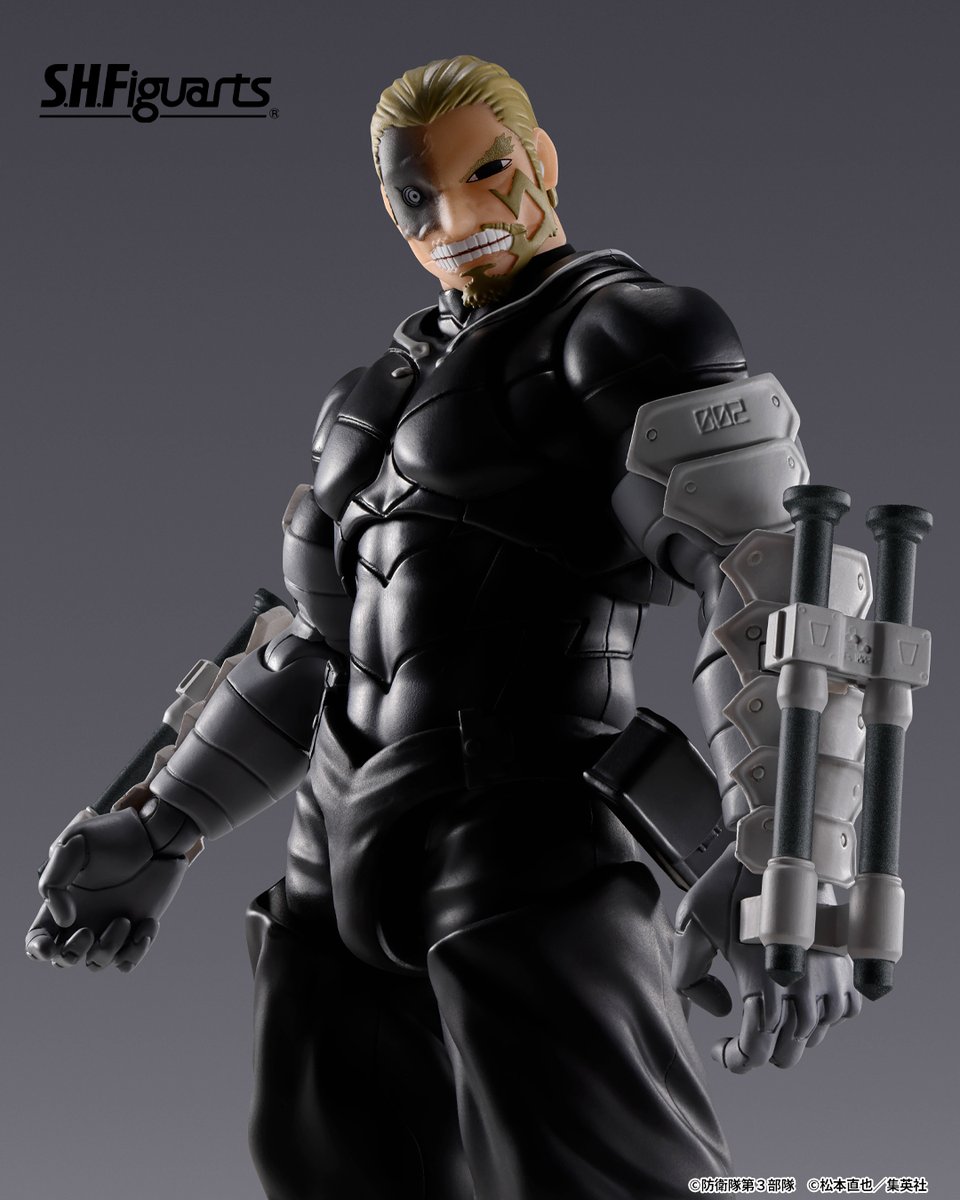 アニメ『#怪獣8号』 最新話での姿を再現！ ＼ 「S.H.Figuarts 四ノ宮功