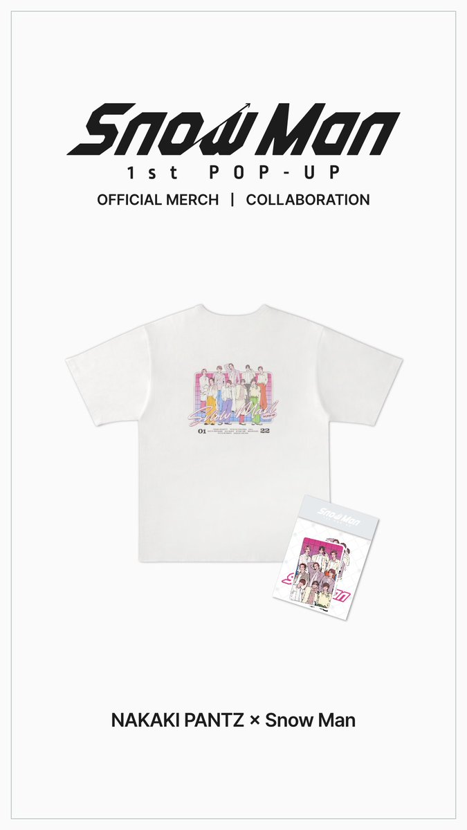 Snow Man 1st POP-UP - Info Released! コラボレーショングッズ発表
