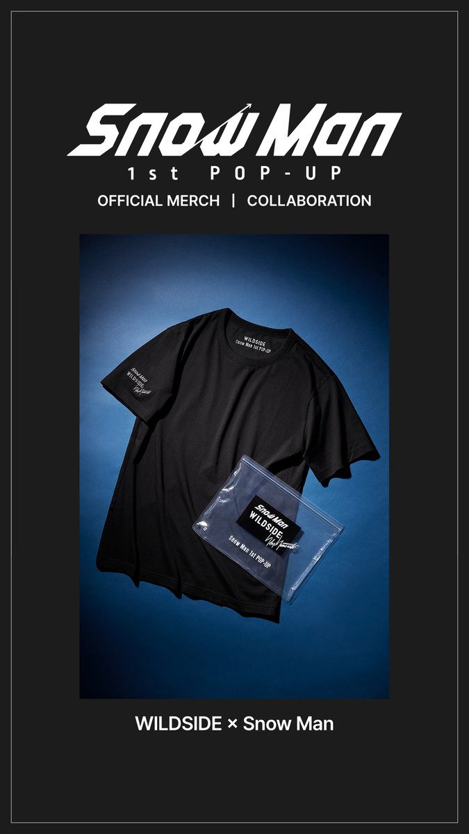 Snow Man 1st POP-UP - Info Released! コラボレーショングッズ発表