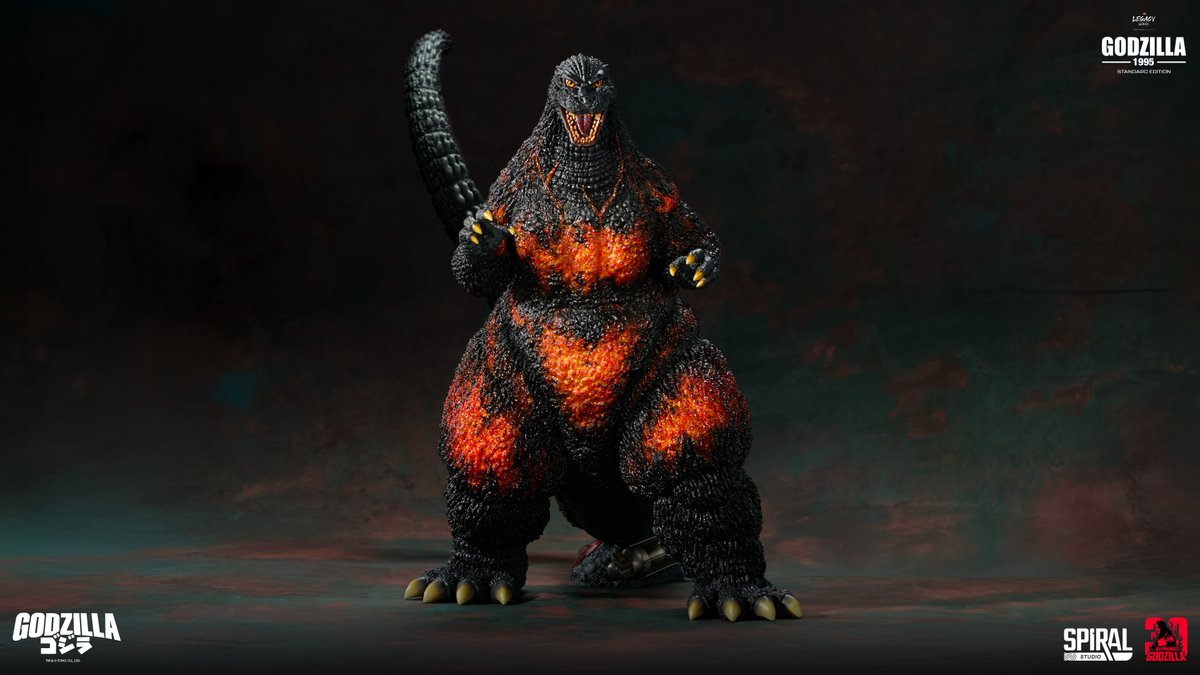 スパイラルスタジオのゴジラ1995 口閉じが欲しいなとは考えてたけど