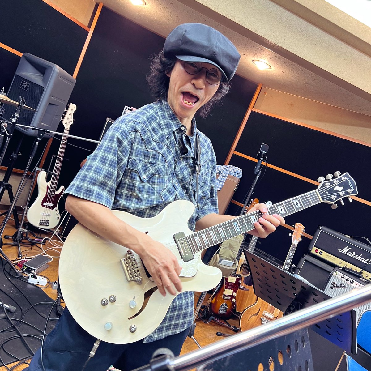 自主練🎸 来週から全体リハーサル！ #米米CLUB #米米大興行 #人情紙吹雪