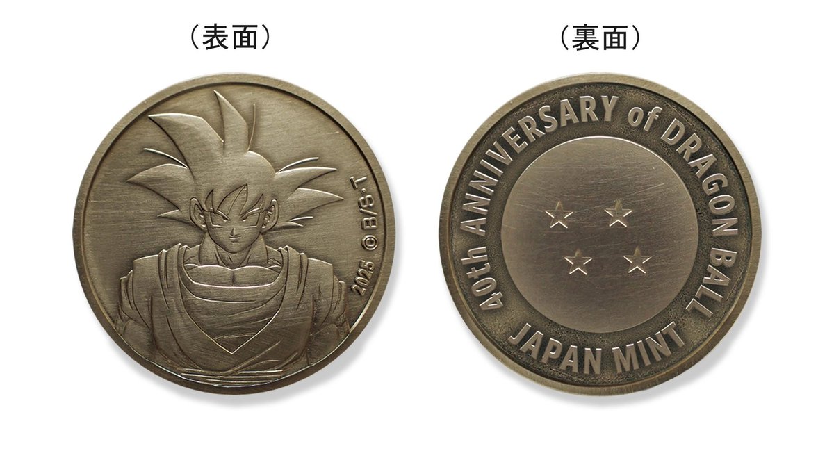 ドラゴンボール　40周年記念　2025　プルーフ貨幣セット　造幣局