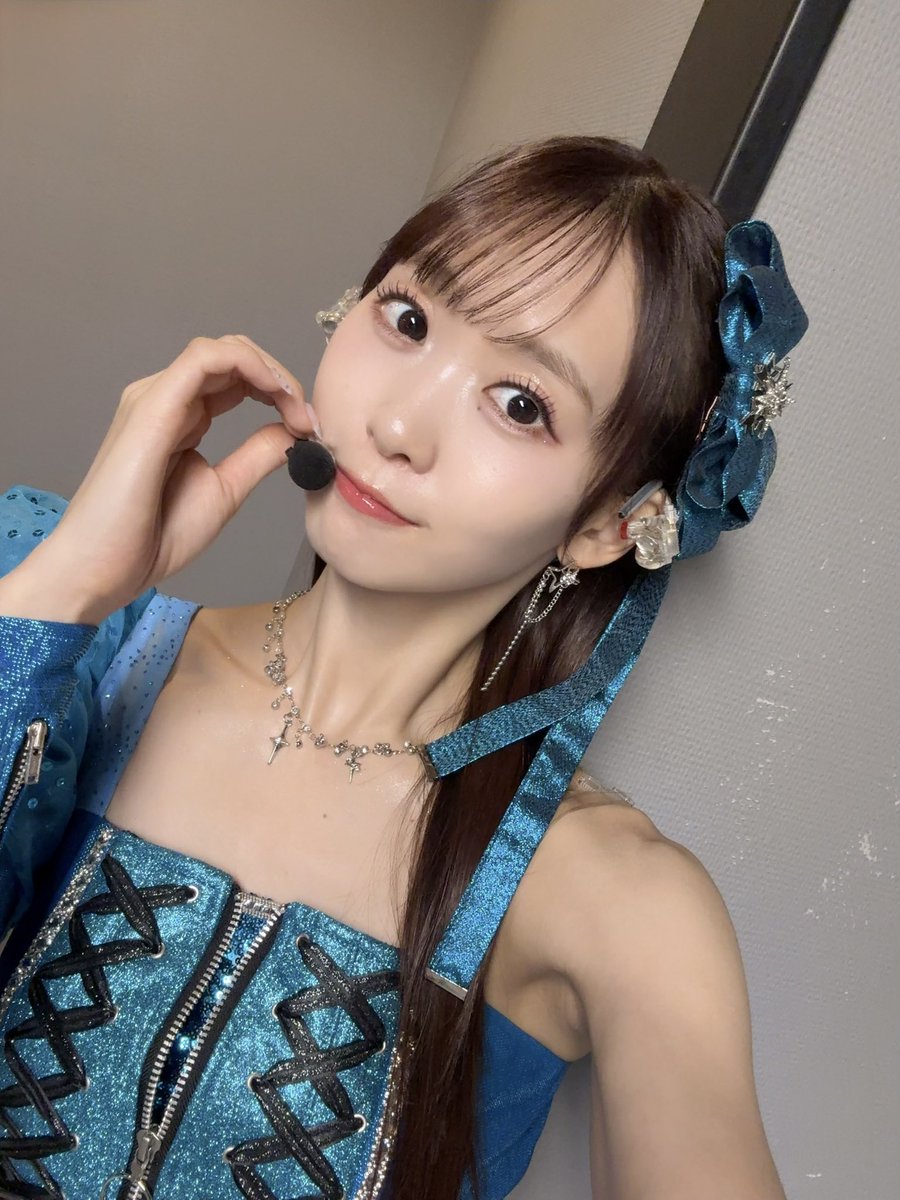 アニサマ ありがとうございましたー🩵 i☆Risの青くて可愛いのが私芹澤