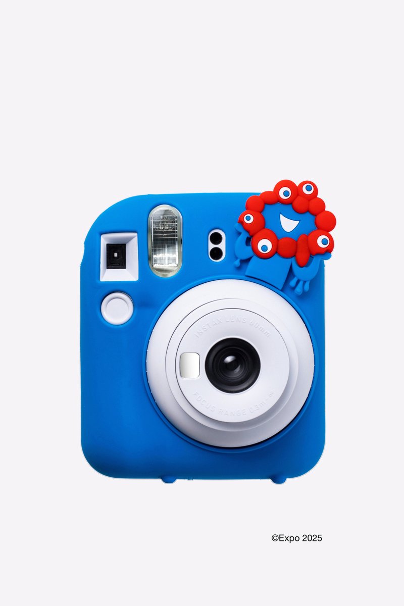 大阪・関西万博公式キャラクター「ミャクミャク」のデザインをあしらっ