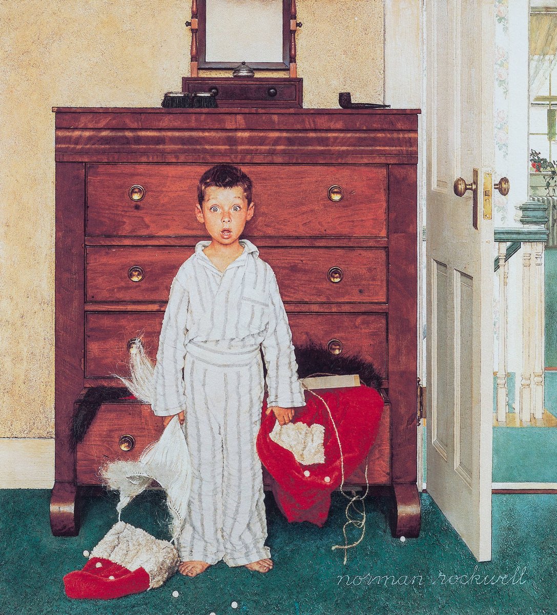 ノーマン・ロックウェル （Norman Rockwell、1894-1978） 『発見