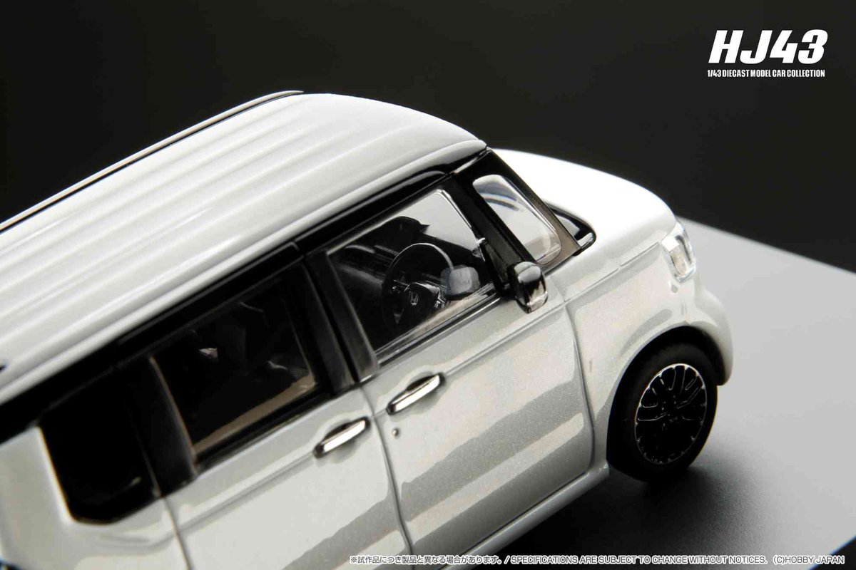 1/43 Honda N-BOX CUSTOM □3-Colors □発売予定: 2024年2月以降 □お
