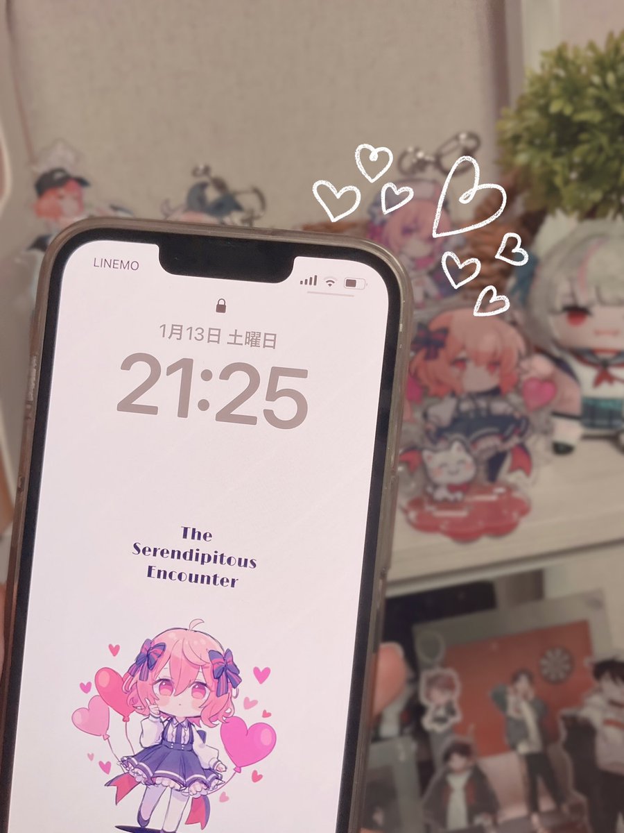 壁紙風なものを作ってみたのでよければ〜！私的利用の範囲内でお願いします