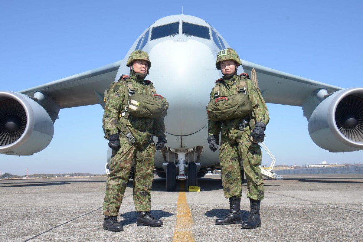 基本降下課程②】 今期空挺隊員となった隊員の父親も現役の空挺隊員で