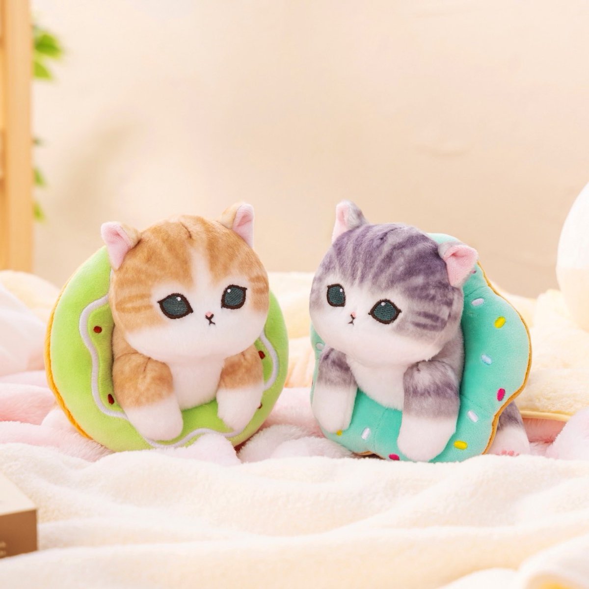 🎀#mofusandくじ 好評販売中🎀 『#mofusand ドーナツくじ』 今日は #猫