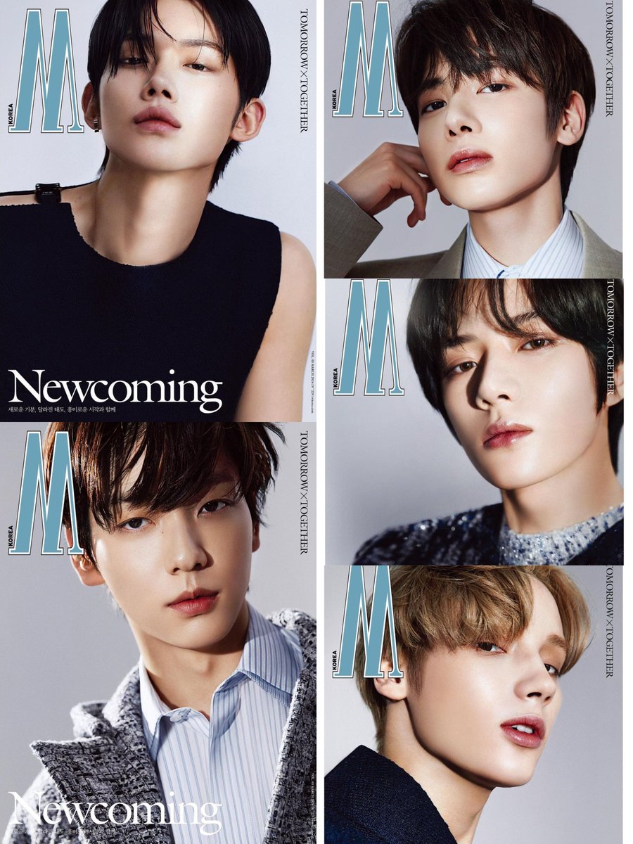 🤍🤍🤍 W KOREA 2月号 🤍🤍🤍 表紙 : #TOMORROW_X_TOGETHER 予約リンク