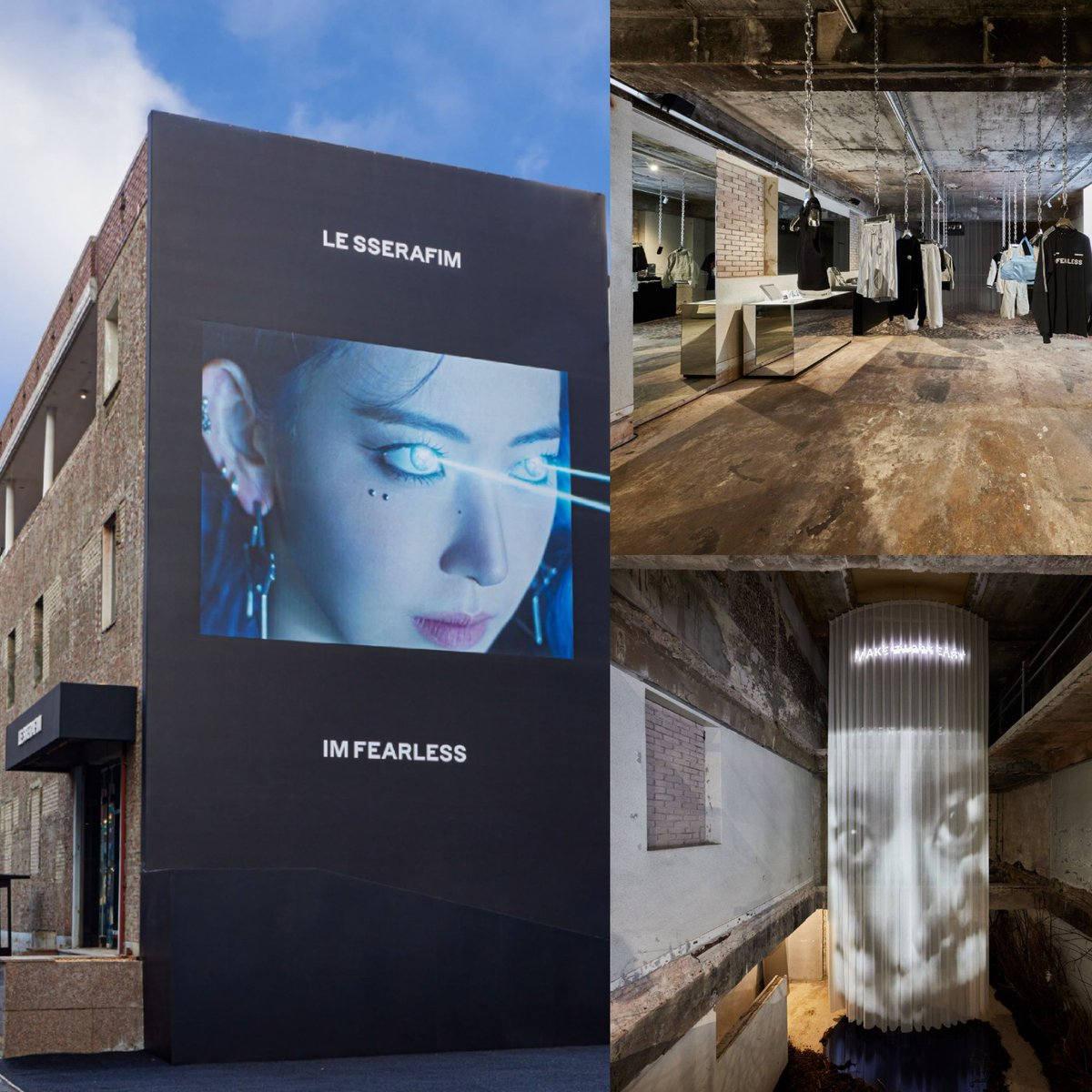 LE SSERAFIM 2024 S/S POP UP • LSF X PEACHES (varsity jacket