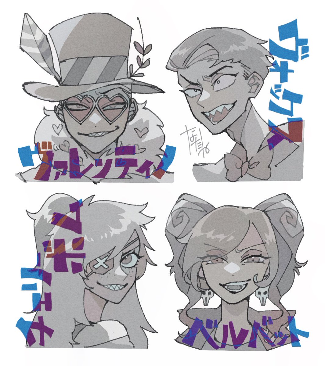 HazbinHotelFanart 悪魔たちの生前妄想👾