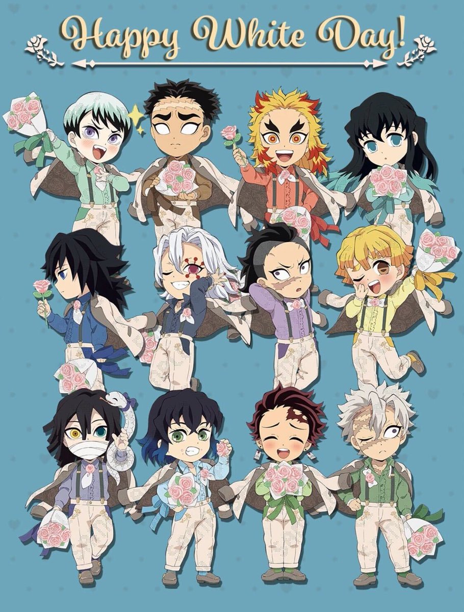 3月12日(月) #鬼滅の刃 予定५✍🏻 □ 「鬼滅の刃」ホワイトデー