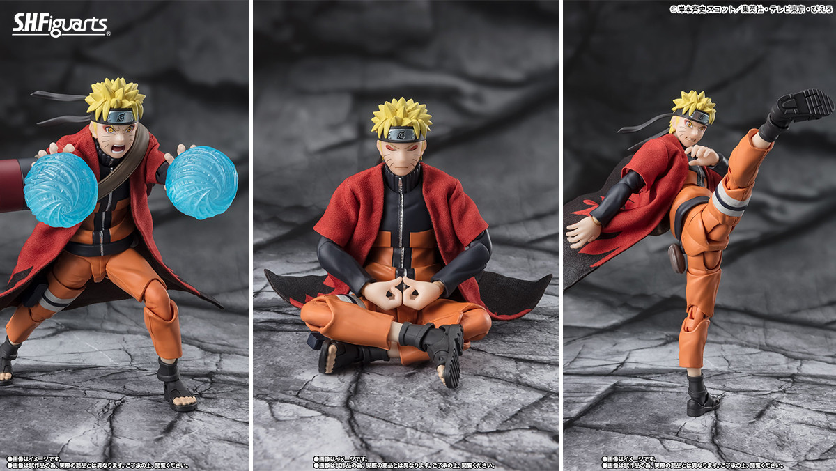 NARUTO-ナルト- 疾風伝』より 「S.H.Figuarts うずまきナルト ［仙人