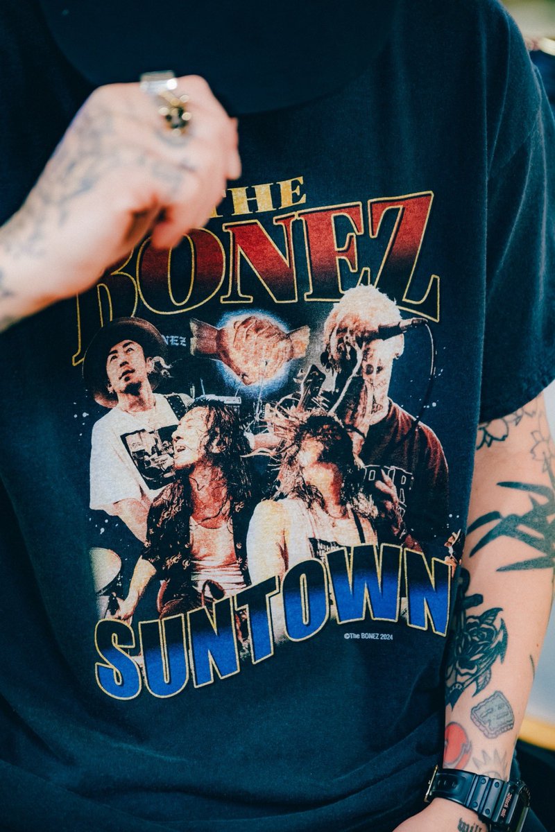 SUNTOWN GOOD'S INFO】 The BONEZ Vintage Tee #4 ¥6000-in tax