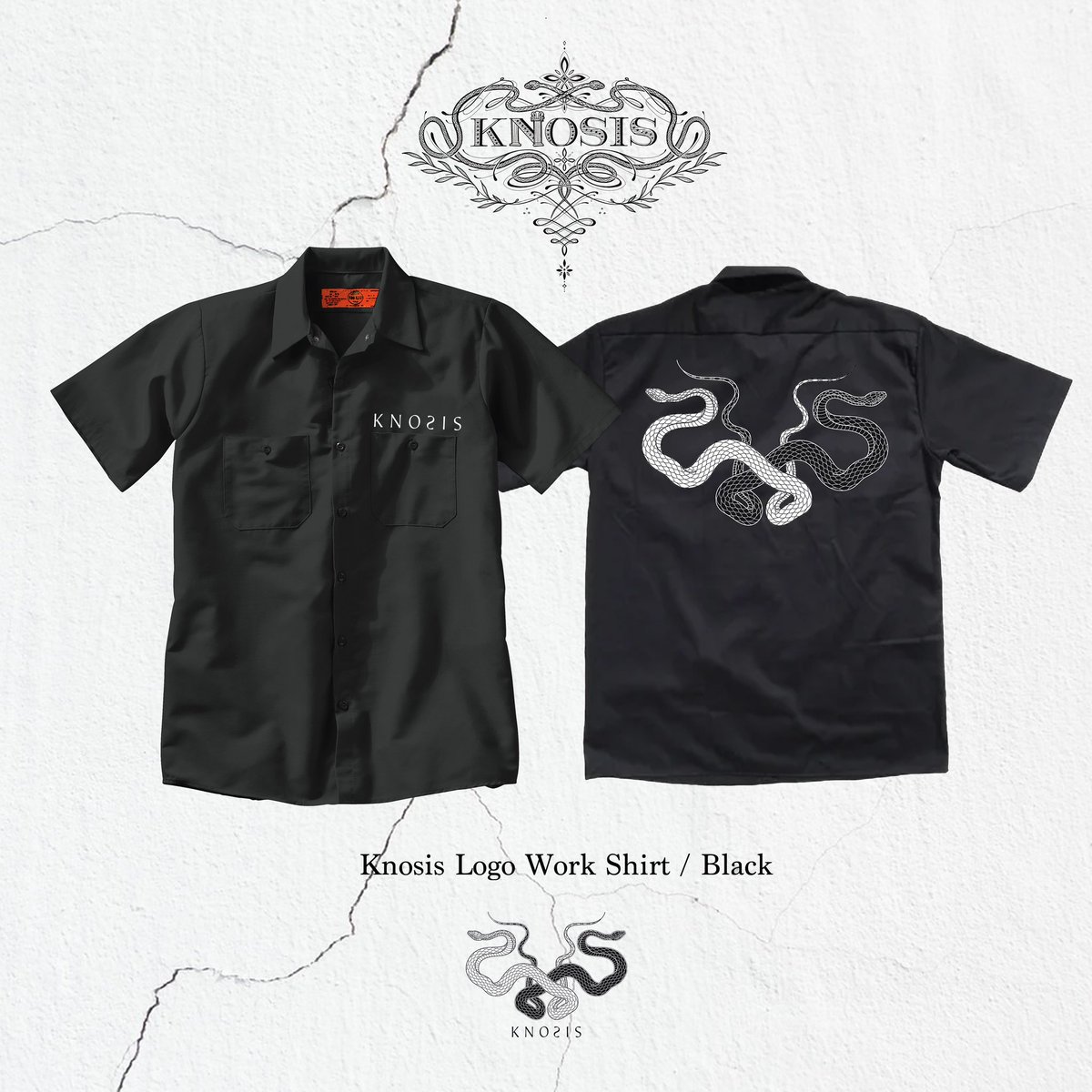 POPUP STORE限定】 Knosis LOGO WORK SHIRT