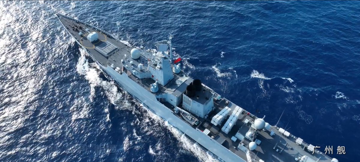 中国海軍(PLAN)052B型駆逐艦 広州Guangzhou(168) 同艦は2019年~2023年