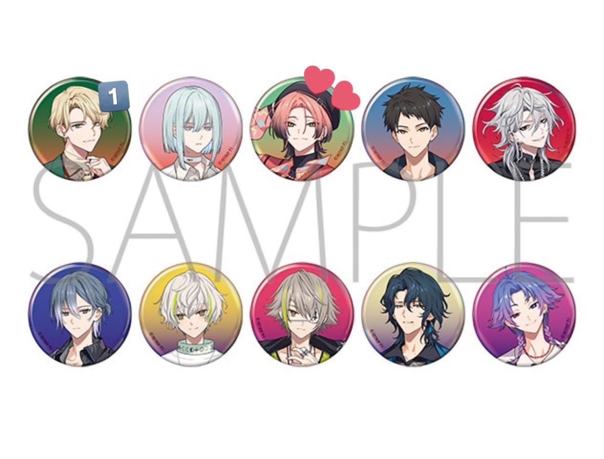 交換】18TRIP エイティーントリップ エイトリ 缶バッジB 夕班・夜班 譲