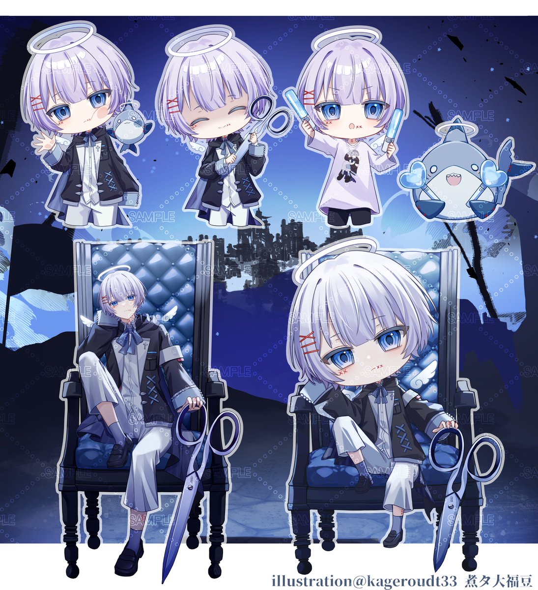 ゆらねろ。くんの1st ワンマンライブ 記念グッズ イラストを担当させて