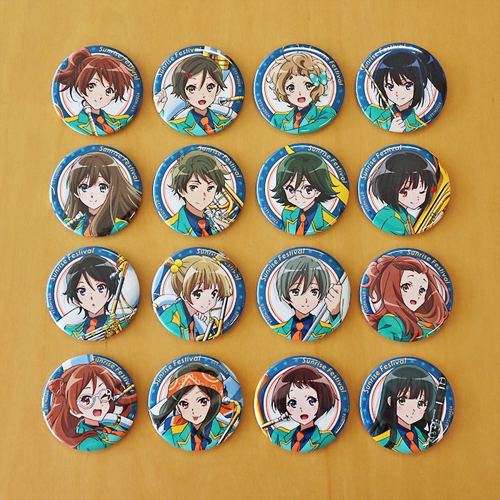 響け！ユーフォニアム 3/4】 「缶バッジコレクション【サンフェス