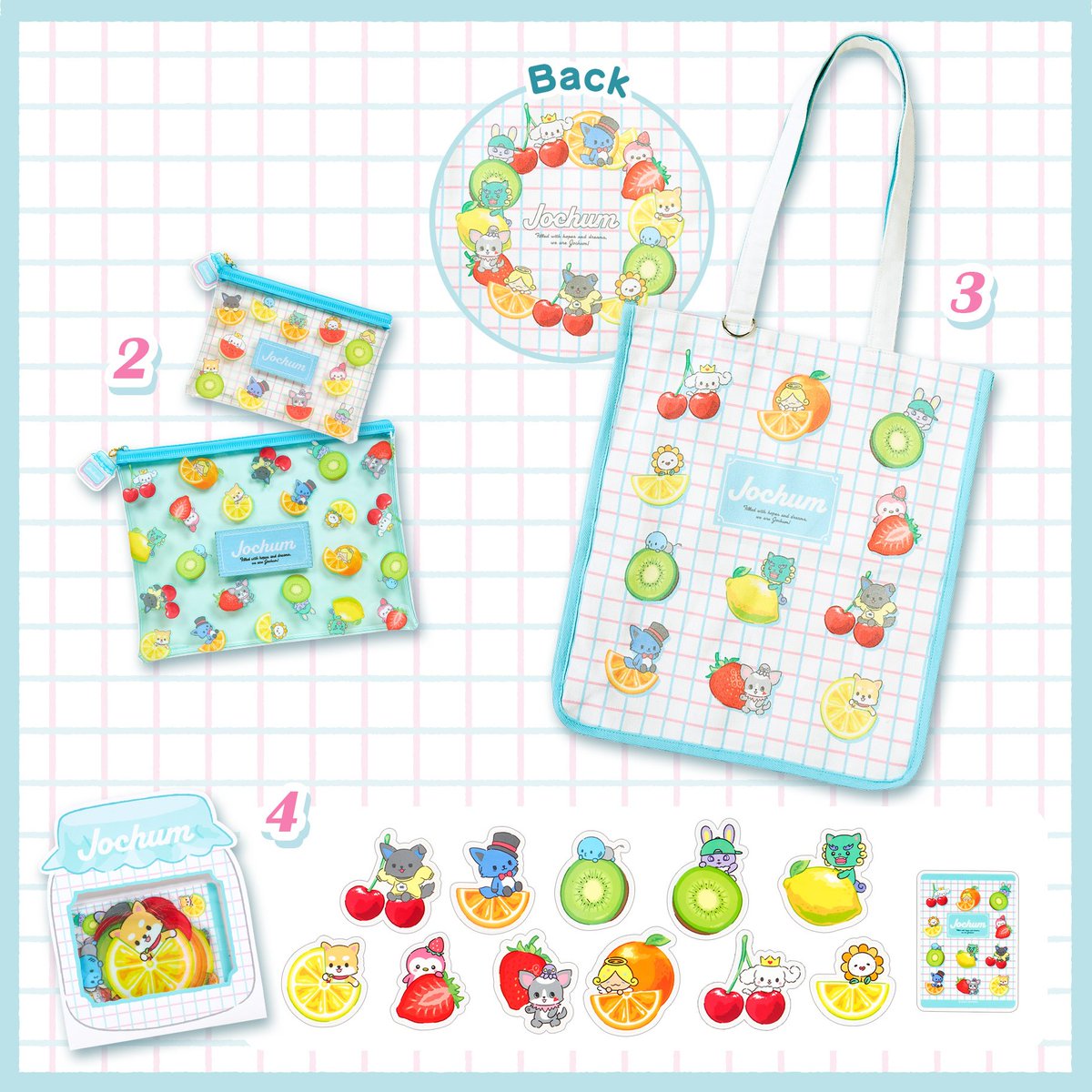 📢］いよいよ明日から発売！ ｡🍒｡‧˚🍊˚ ‧｡🍋｡‧˚🍓˚ ‧ #JOCHUMフルーツ