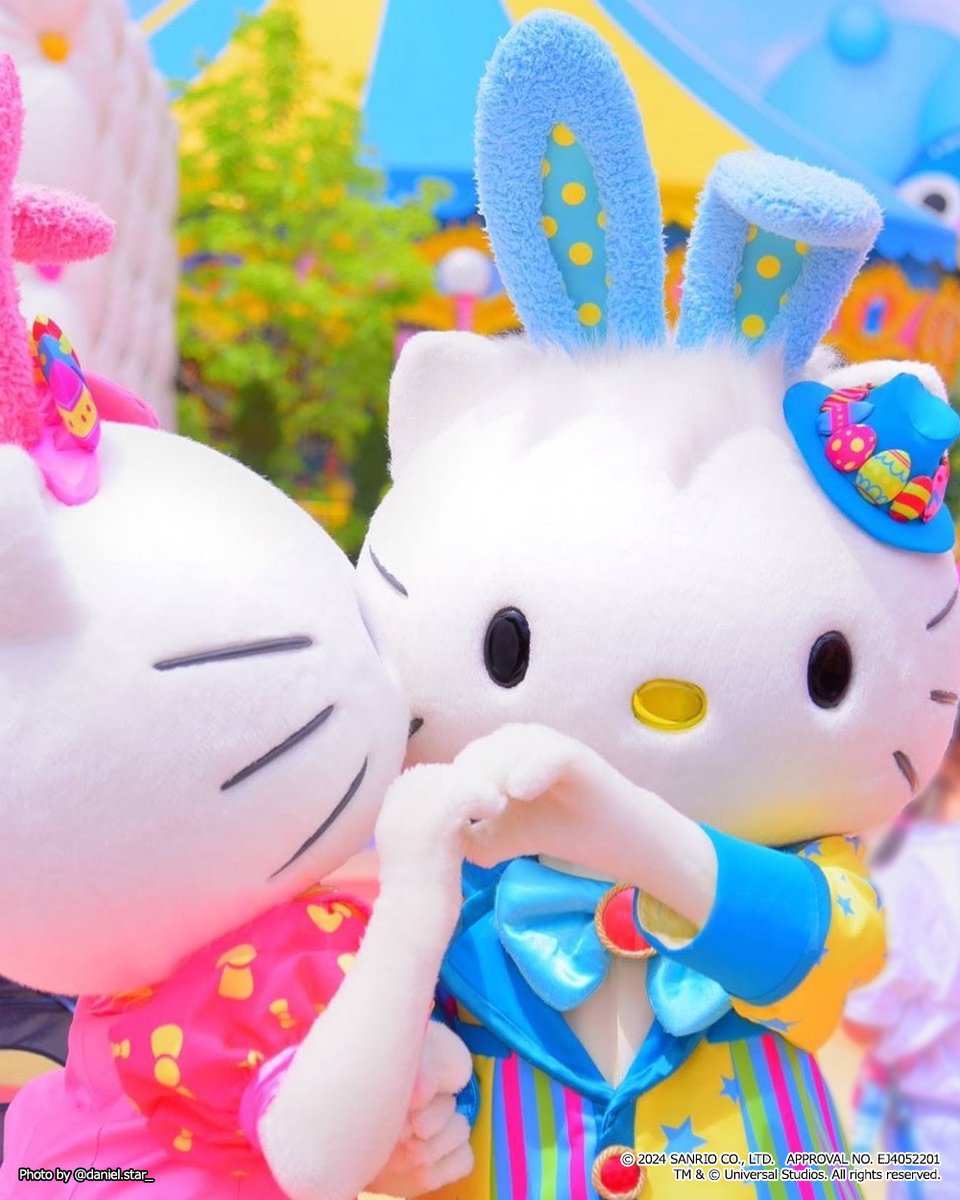 🩷今日は #恋人の日🩷 ハローキティ＆ダニエルの かわいい💗ショットを