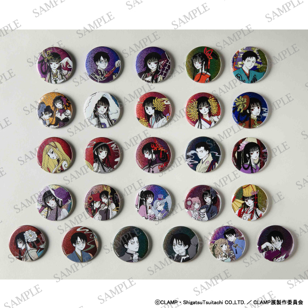 ◤CLAMP展 商品情報◢ □ホログラム缶バッジコレクション 東京BABYLON