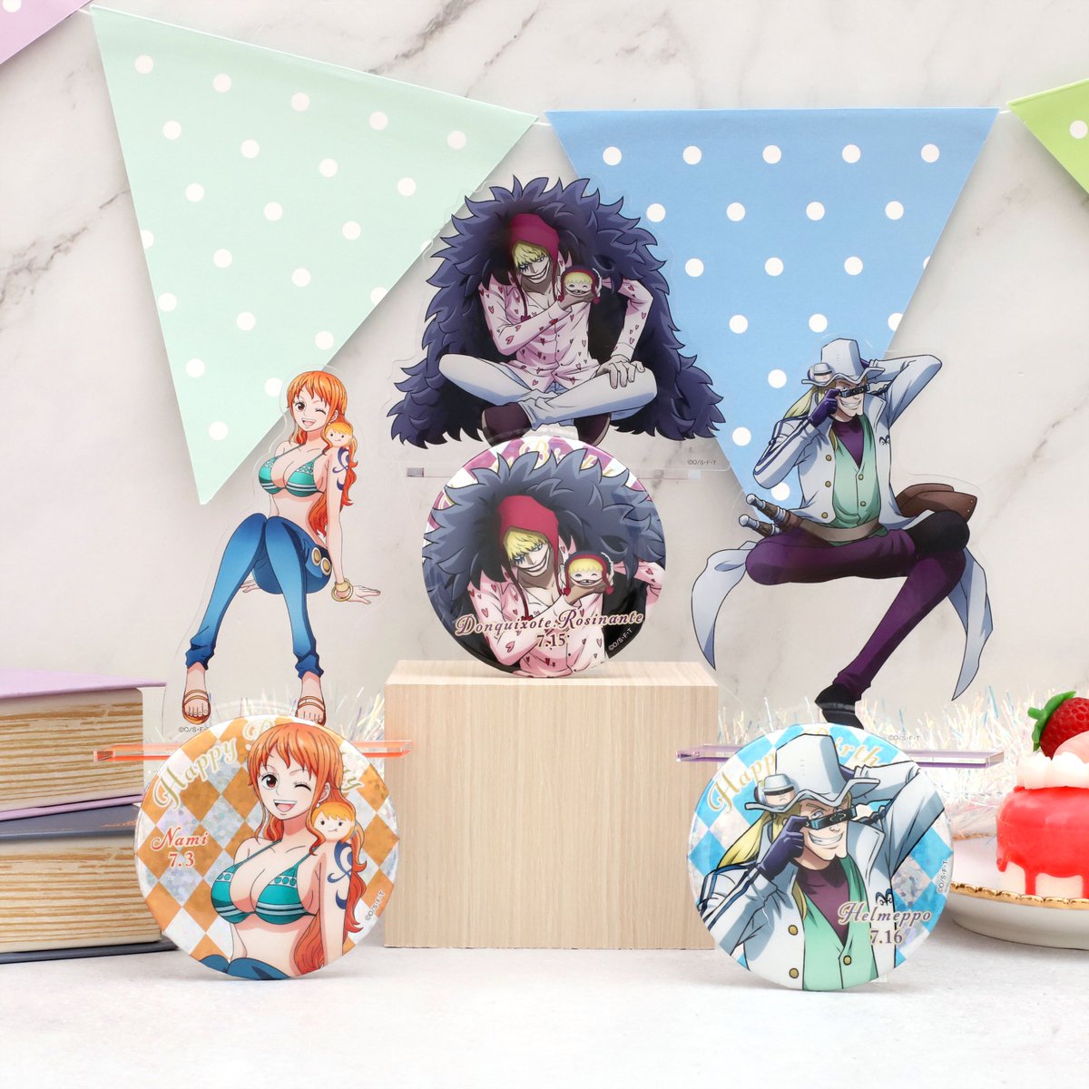 グッズ情報】 #麦わらストア で発売される 7月期のバースデーグッズが