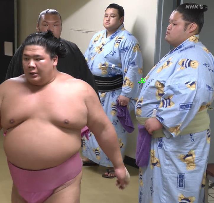 ジェラートピケ浴衣！ かわいいですね😊 〔名古屋場所二日目〕 #貴景勝