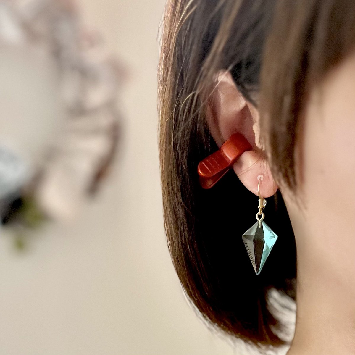 この間ジブリパークで買ったアリエッティのアクセサリーめちゃ可愛い