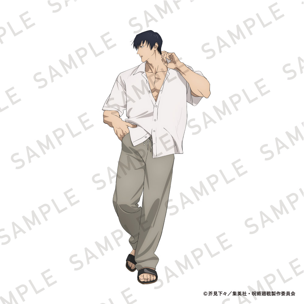 ◤イラスト紹介：伏黒 甚爾◢ 呪術廻戦カフェ2024 懐玉・玉折グッズや