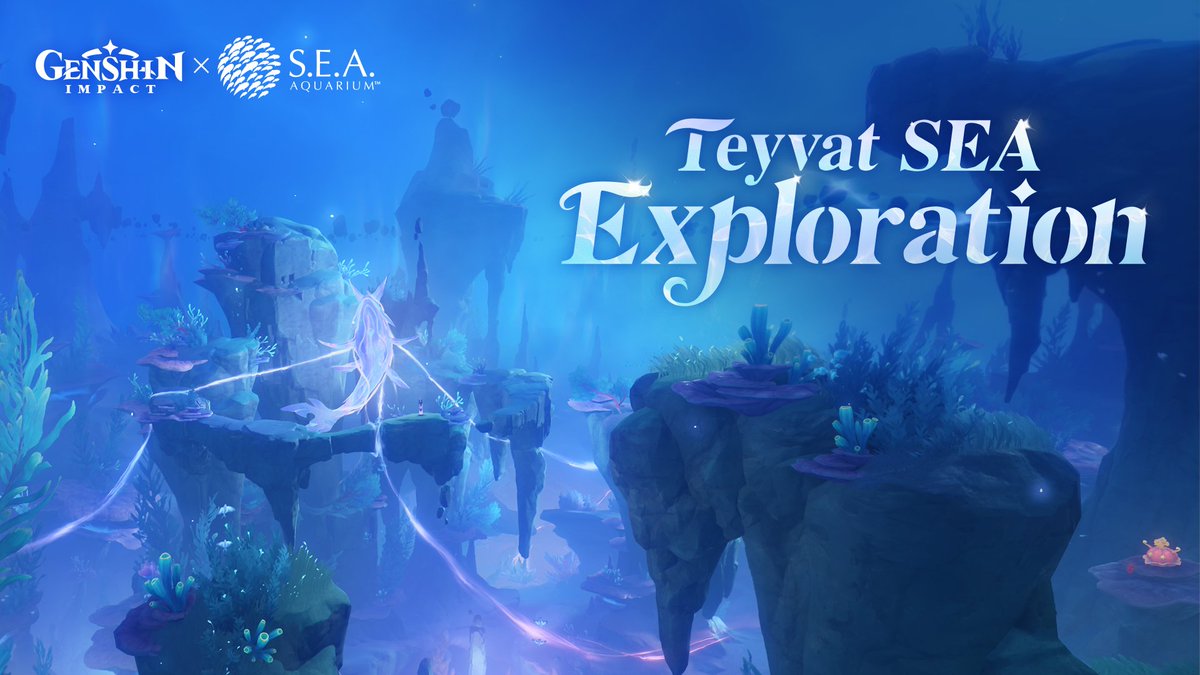 S.E.A. Aquarium』と『原神』のコラボがシンガポールで開催決定！早期