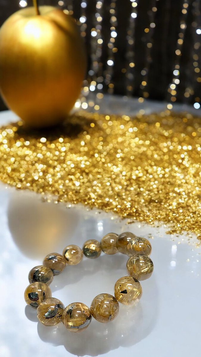 金運爆上がり #開運レイキ画像 効果あり報告多数はルチル！！ 最強金運