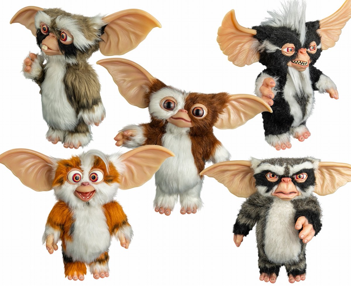 映画『グレムリン2 新・種・誕・生』に登場のモグワイたち、ギズモ