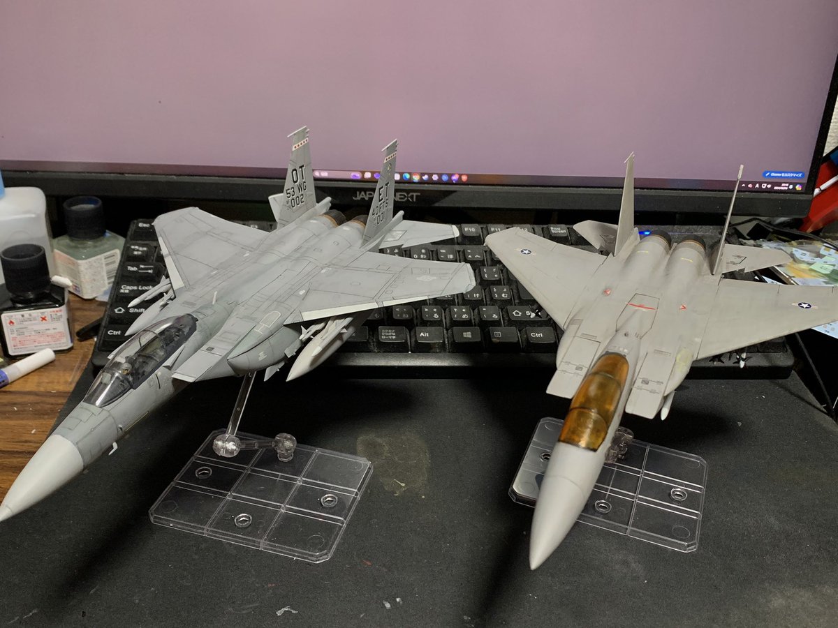 ハセガワ 1/72 F-15EX イーグルⅡ 完成！ 初めて作った戦闘機がF-15で