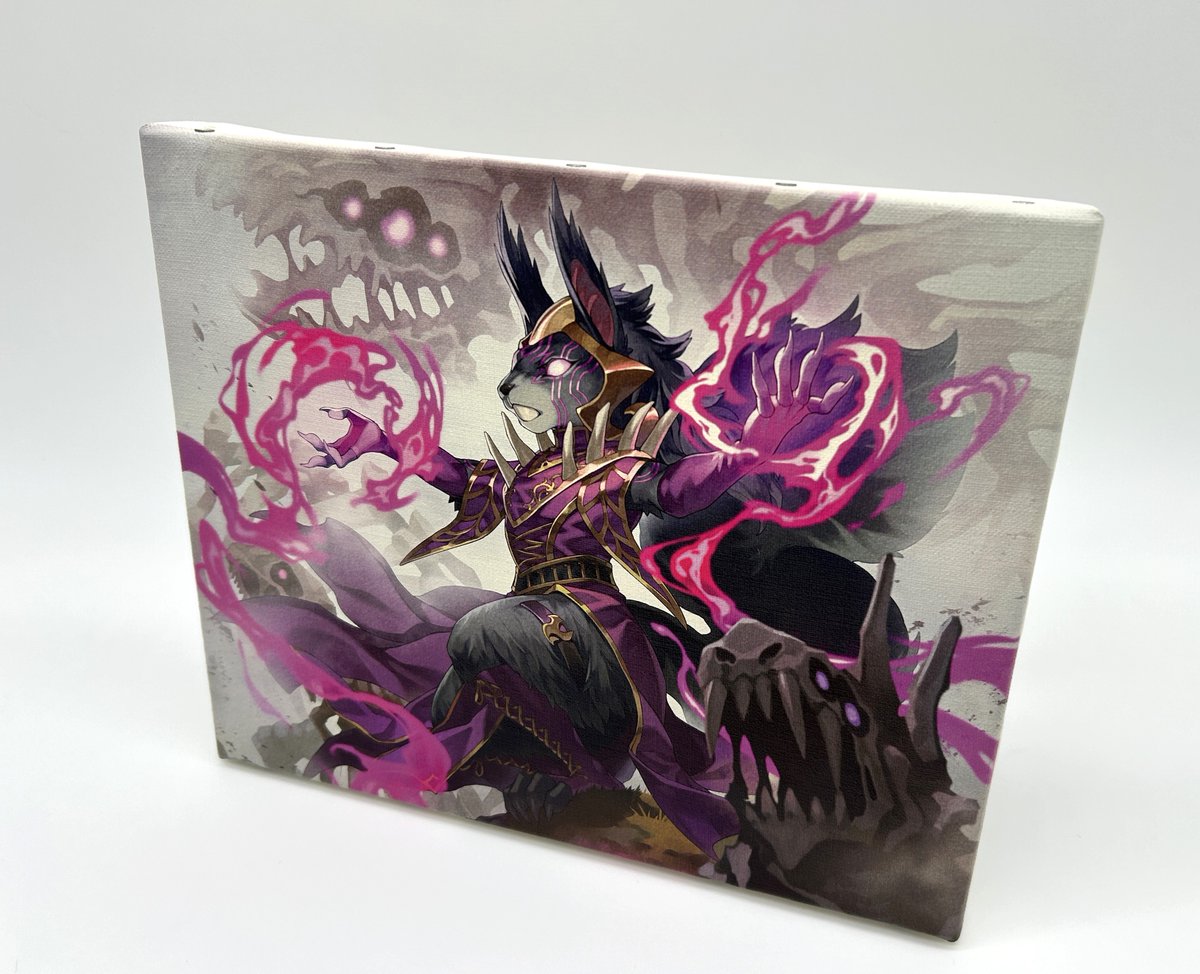 MTG マジック大戦祭 キャンバスアート 悪魔の教示者 未開封 マジック