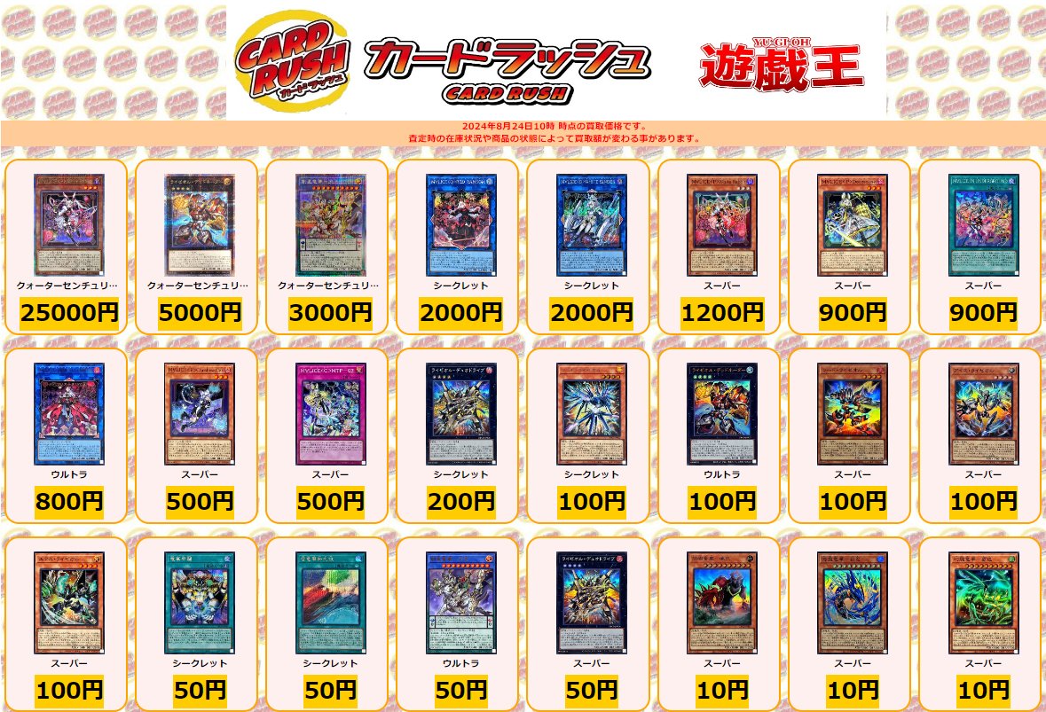 遊戯王 買取情報 デッキビルドパック クロスオーバー・ブレイカーズ M