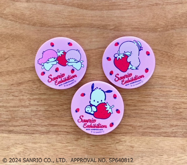 サンリオ展オリジナル》 『ランダム缶バッチ』 全26種類 各￥550（税込