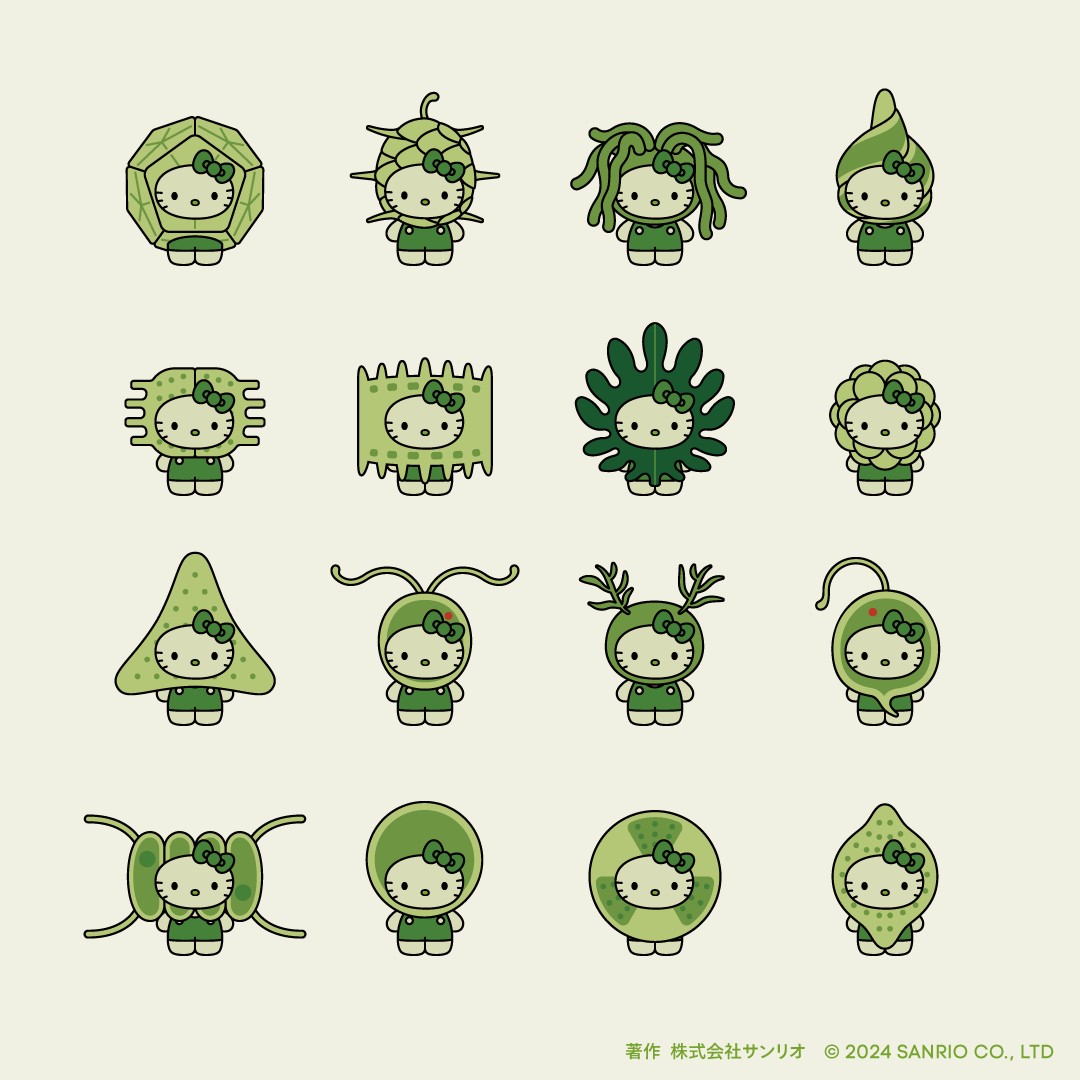 展示公開 第1弾】日本館に #ハローキティ が登場「藻類（そうるい