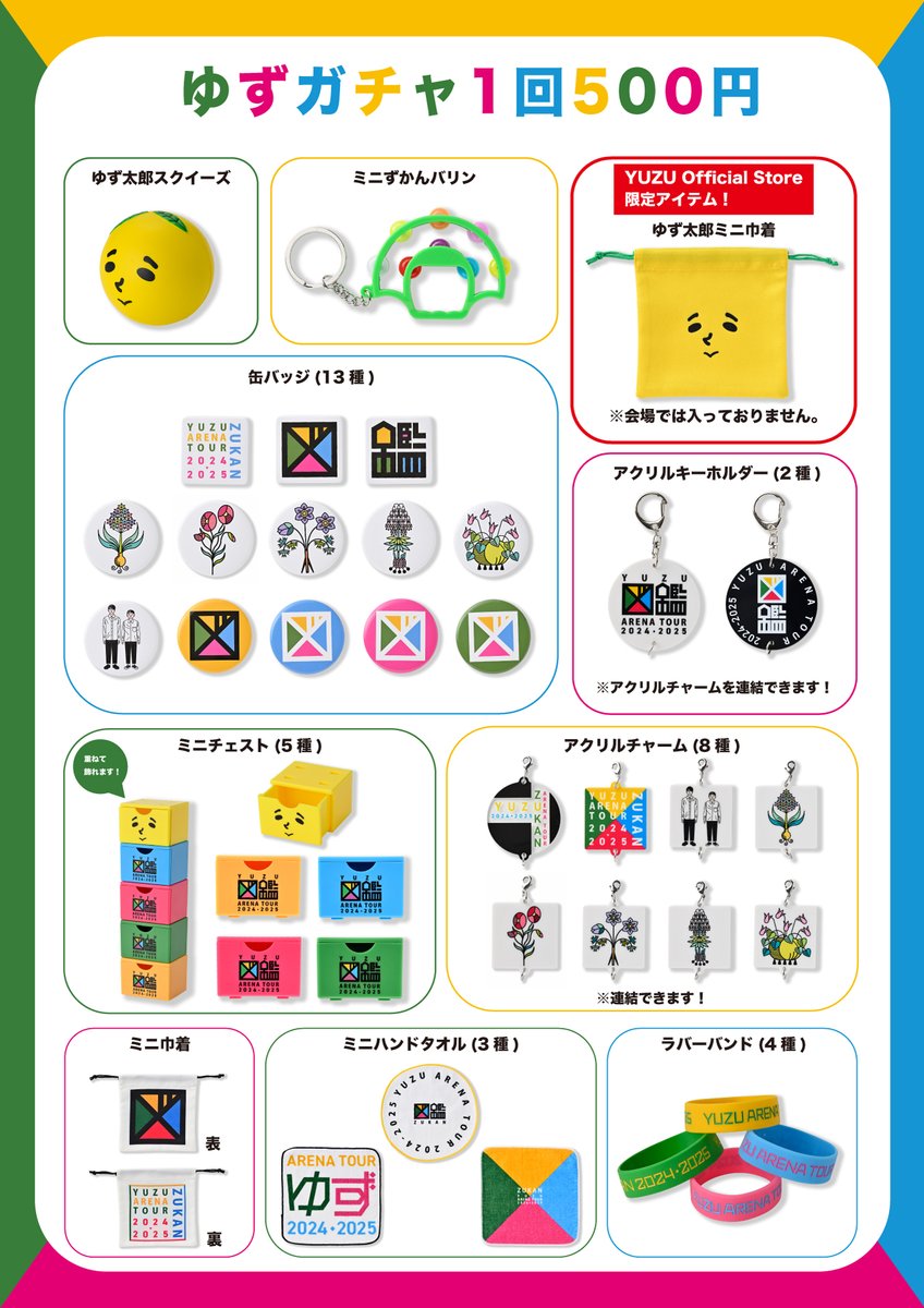 ◤￣￣￣￣￣￣￣￣￣￣￣ YUZU ARENA TOUR 2024-2025 図鑑 ______