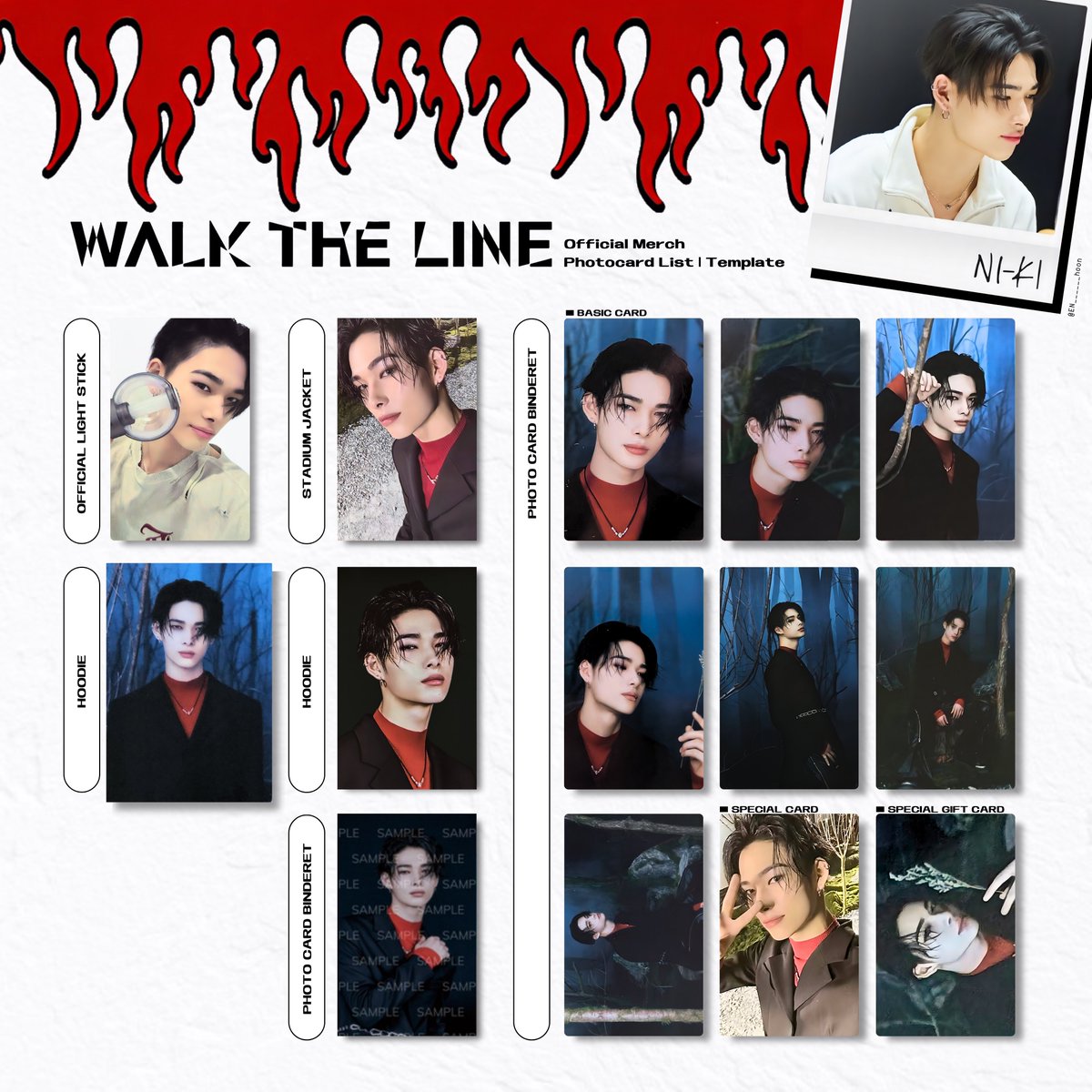 🍥⸝꙳ ⁡ ENHYPEN WORLD TOUR 'WALK THE LINE' NI-KI ニキ 니키