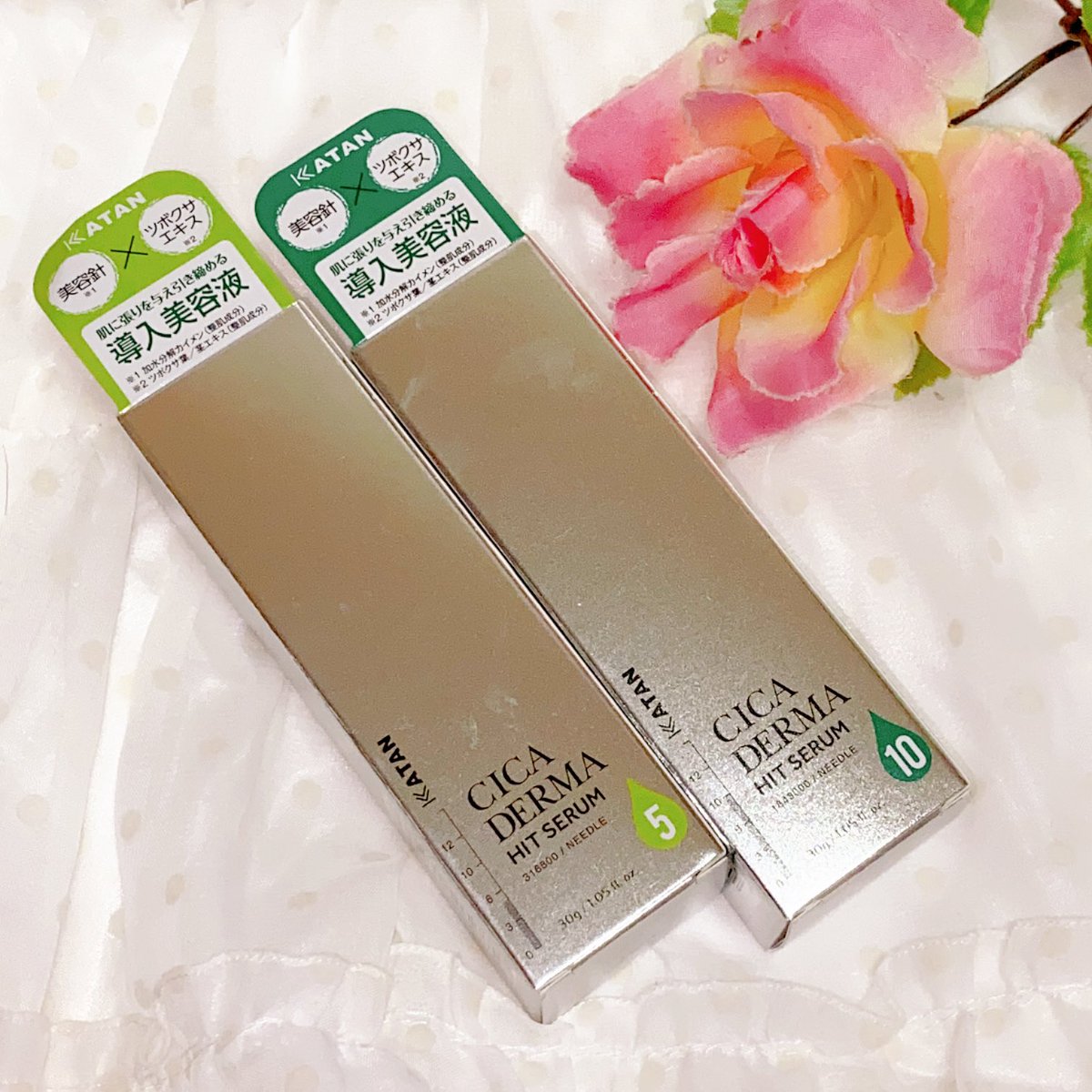 KATAN ダーマヒットセラムセット シカダーマヒットセラム5 30万本の針