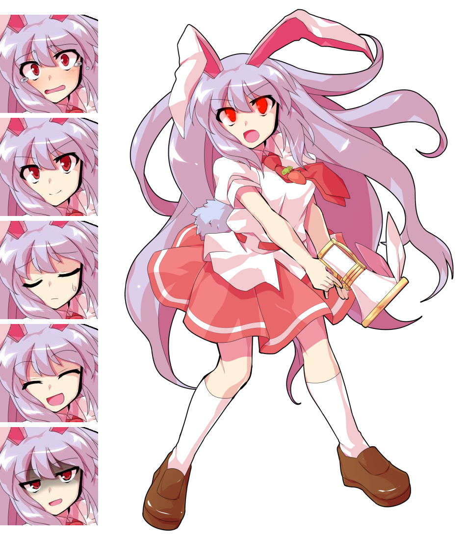 バトルっぽい鈴仙深秘録ver立ち絵 表情差分 / はるか さんのイラスト