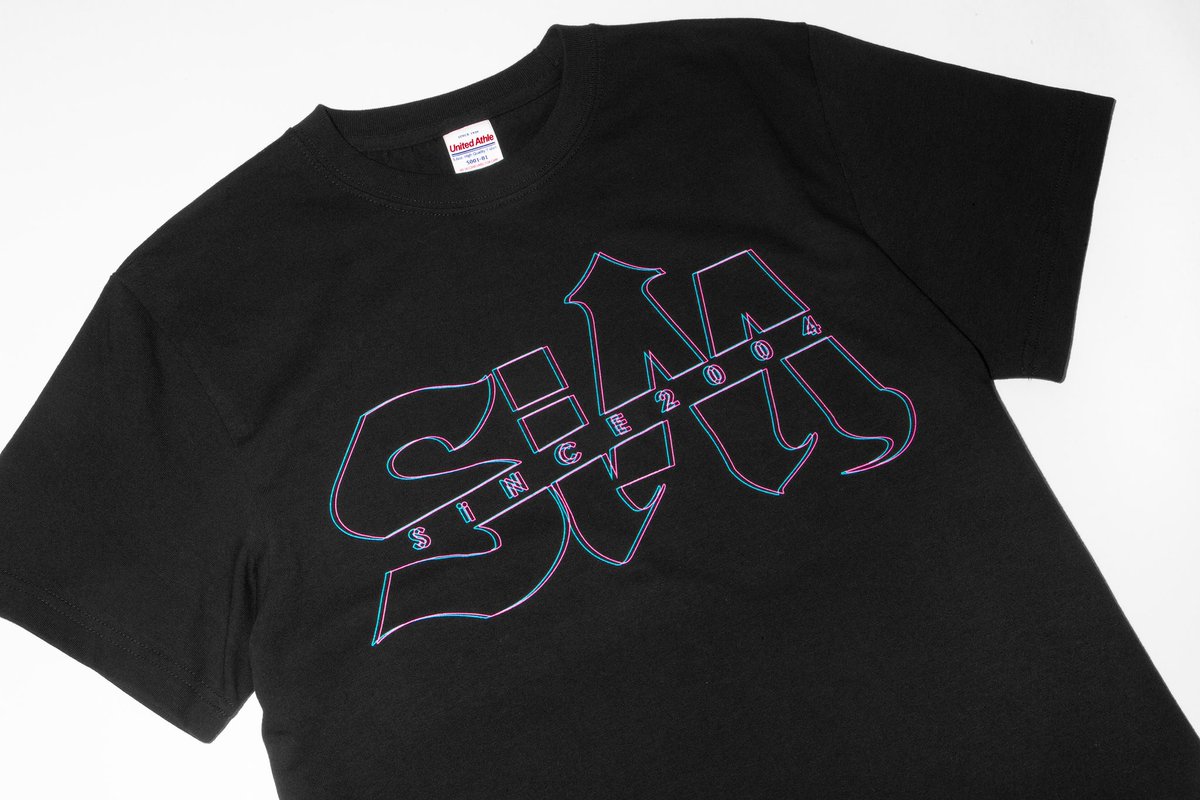 NEW MERCH②】 『20周年ネオン Tシャツ』 Color : BLUE×PINK / GREEN